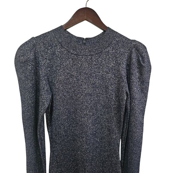 Sachin & Babi Amelie Metallic Knit Bodycon Dress Size S - Picture 7 of 9
